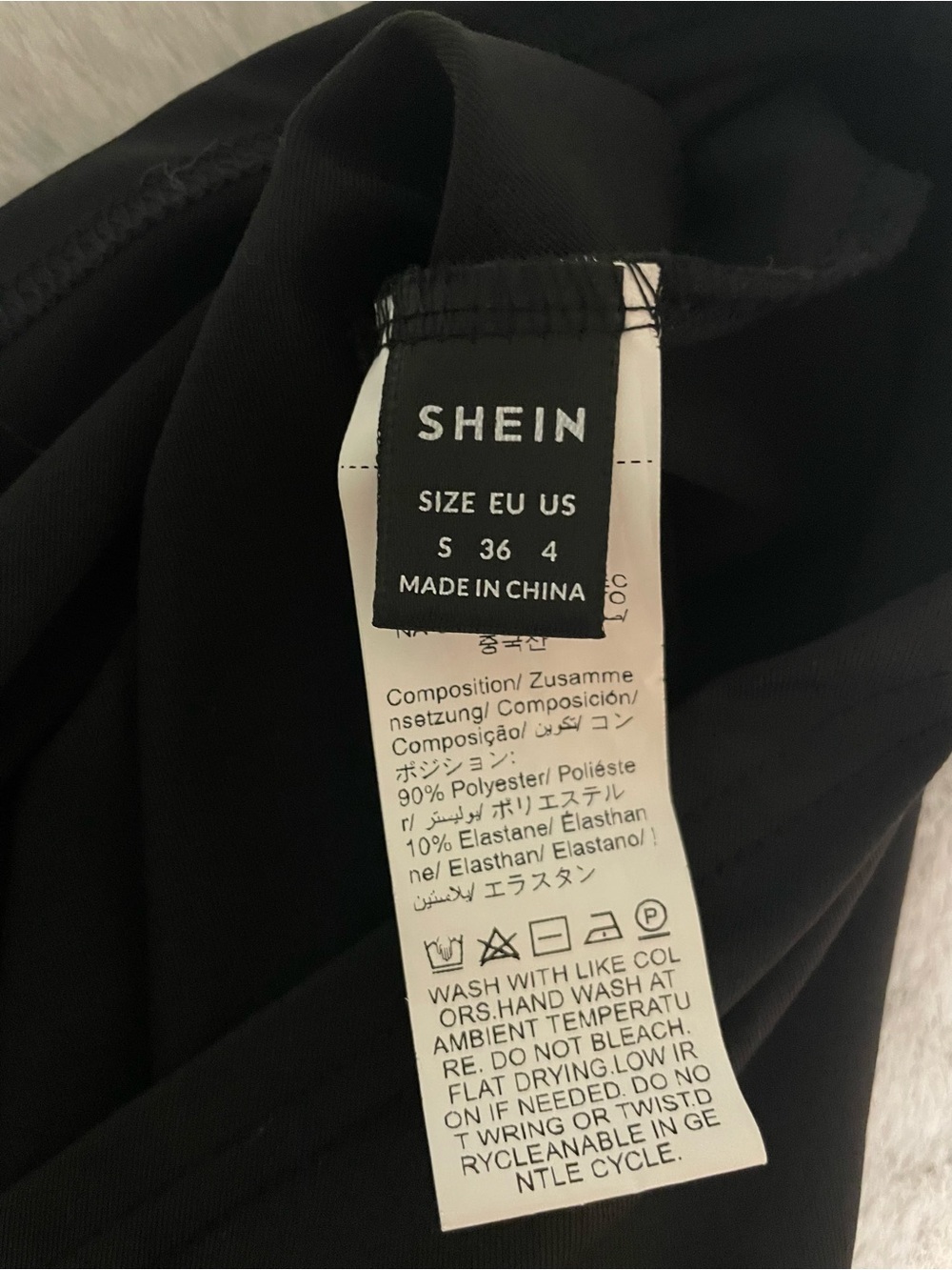 SHEIN Black Sleeveless Mini Bodycon Dress - Picture 4 of 6